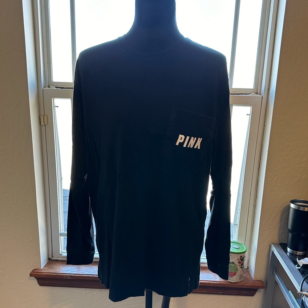 Victoria’s Secret Black long sleeve With pocket- Medium